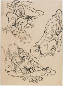Tre uomini che gesticolano, fine XVIII-inizio XIX secolo