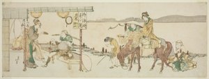 Casa da tè per viaggiatori da Katsushika Hokusai