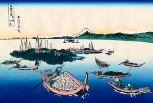 Isola di Tsukuda nella provincia di Musashi, 1830-1833