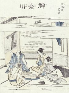 Due Coppie in un Interno da Katsushika Hokusai