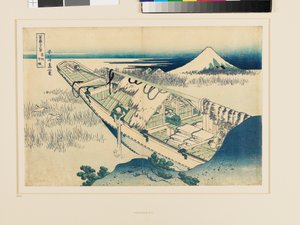 Ushibori, Provincia di Hitachi da Katsushika Hokusai