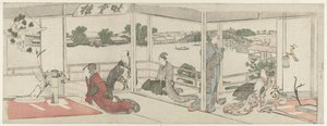 Osservando composizioni floreali da Katsushika Hokusai