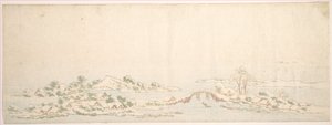 Paesaggio invernale da Katsushika Hokusai