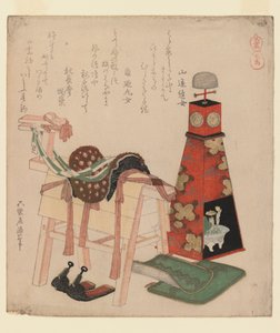 Cavallo di legno, dalla serie Cavalli, 1822 da Katsushika Hokusai