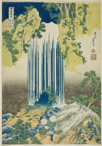 Cascate di Yoro nella provincia di Mino (Mino no Yoro no taki), dalla serie "Un tour delle cascate in varie province (Shokoku taki meguri)"