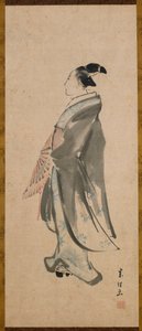 Giovane uomo, periodo Edo da Katsushika Hokusai