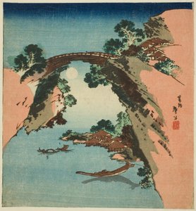 Ponte delle scimmie da Katsushika Taito II