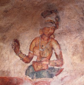 Apsaras, ninfa celeste che fa un