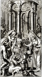 La fontana fantastica che dà il gusto del vino a chi la beve (Rabelais) da Alec Hunter