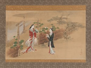 Volti serali capitolo Yugao da Il racconto di Genji da Kawamata Tsunemasa