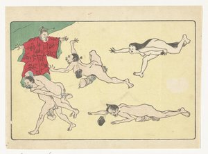 Cortigiano e persone nude (La grande coda)