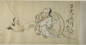 Processione notturna dei folletti (Hyakki yagyo no zu) da Kawanabe Kyosai