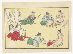 Misurazioni del pene da Kawanabe Kyosai