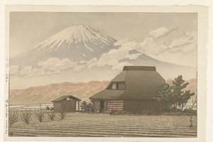 Il Fuji dal villaggio di Narusawa da Kawase Hasui