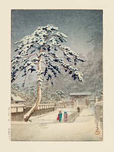 Ikegami Honmonji (Tempio Honmon, Ikegami) (1931) da Kawase Hasui