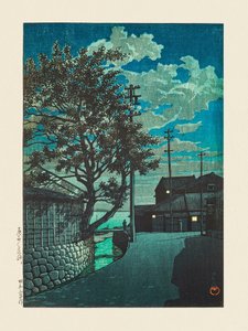 Kamezaki Bishu 1928 da Kawase Hasui