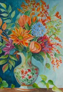 Bouquet di fiori dai colori vivaci da Kay Shanley