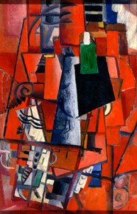 Una donna al pianoforte da Kazimir Severinovich Malevich