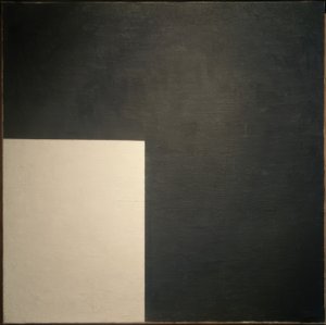 Bianco e nero. Composizione suprematista da Kazimir Severinovich Malevich