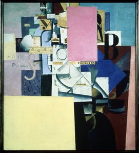 Signora al posto dei manifesti da Kazimir Severinovich Malevich