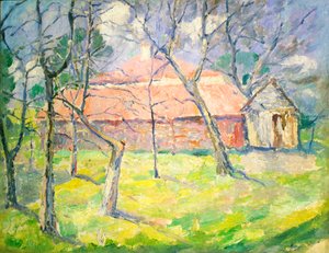 Paesaggio vicino a Kiev, 1930 da Kazimir Severinovich Malevich