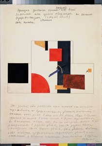 Il principio della pittura murale da Kazimir Severinovich Malevich