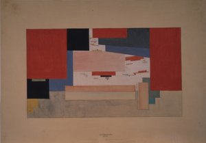 Suprematismo. Schizzo per un sipario teatrale da Kazimir Severinovich Malevich