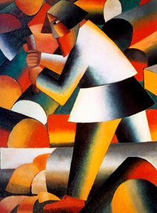 Il boscaiolo, 1912 da Kazimir Severinovich Malevich