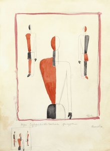 Tre figure suprematiste, c. 1921-2