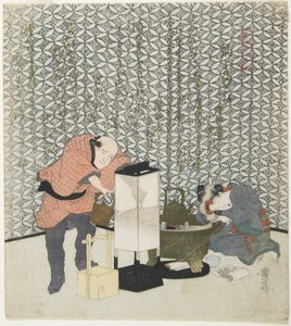 Ratti felici, 1828 da Keisai Eisen
