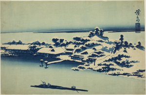 Neve sul fiume Sumida