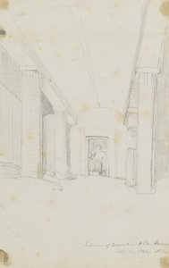 Interno degli scavi di Beni Hassan, Egitto da Kellogg, Miner Kilbourne