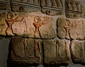 Egitto; Amarna; Faraoni del Sole; mm6714; Archeologia; Akhenaton; Nefertiti; Luxor, 2001