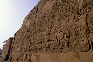Egitto; mm6741; Battaglia di Qadesh, Ramses II, Tempio di Karnak da Kenneth Garrett