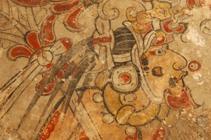 Murales Maya, San Bartolo, Guatemala, Dr. Bill Saturno, 2002 da Kenneth Garrett