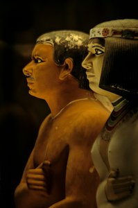 Statue di calcare dipinte di Rahotep e Nofret, 2002