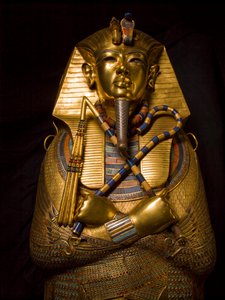 Sarcofago di Re Tut, MM7864, Re Tutankhamon, Egitto, Museo Egizio, Oro