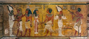 Pittura murale nella tomba del re Tutankhamon; Egitto; Nuovo Regno; Tutankhamon; Valle dei Re (2003) da Kenneth Garrett