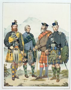 John MacLachlan, Hugh Grahame, James MacFarlane e Angus Colquhoun, quattro degli 