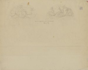 (Iowa State Capitol Rotunda) (studio per due lunette) da Kenyon Cox