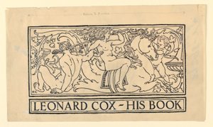 Ex libris per Leonard Cox