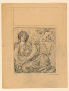Disegno per copertina di rivista da Kenyon Cox