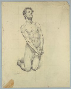 Studio di figura per "La tentazione di Sant