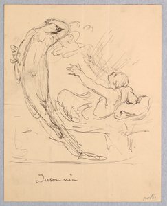 Insonnia, studio per un poster per il composto di sedano di Paine da Kenyon Cox