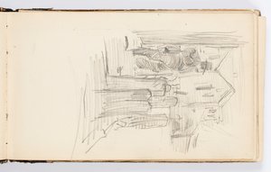 Pagina di taccuino da Kenyon Cox
