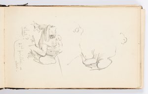 Pagina di taccuino da Kenyon Cox