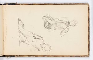 Pagina di taccuino da Kenyon Cox