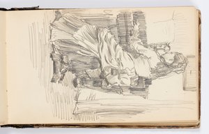 Pagina di taccuino da Kenyon Cox