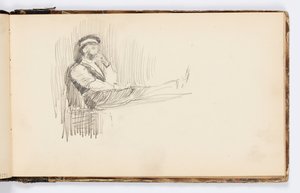 Pagina di taccuino da Kenyon Cox