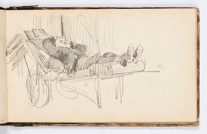 Pagina di taccuino da Kenyon Cox